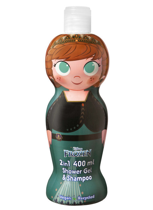 GEL Y CHAMPU 1D 400ML FROZEN ANNA | AIRVAL INTERNATIONAL S,A, | 1 UNIDAD | 8411114090504 Imagen principal del producto