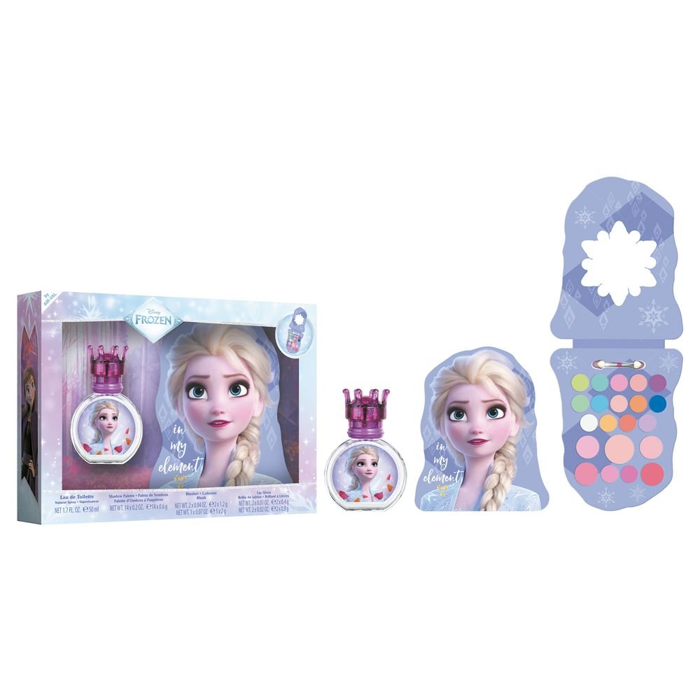 SET COLONIA 50ML + PALETA DE MAQUILLAJE FROZEN | AIRVAL INTERNATIONAL S,A, | 1 UNIDAD | 8411114095875 Imagen principal del producto