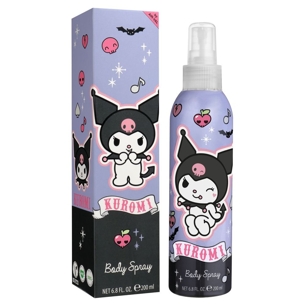 COLONIA SPRAY 200ML KUROMI | AIRVAL INTERNATIONAL S,A, | 1 UNIDAD | 8411114095905 Imagen principal del producto