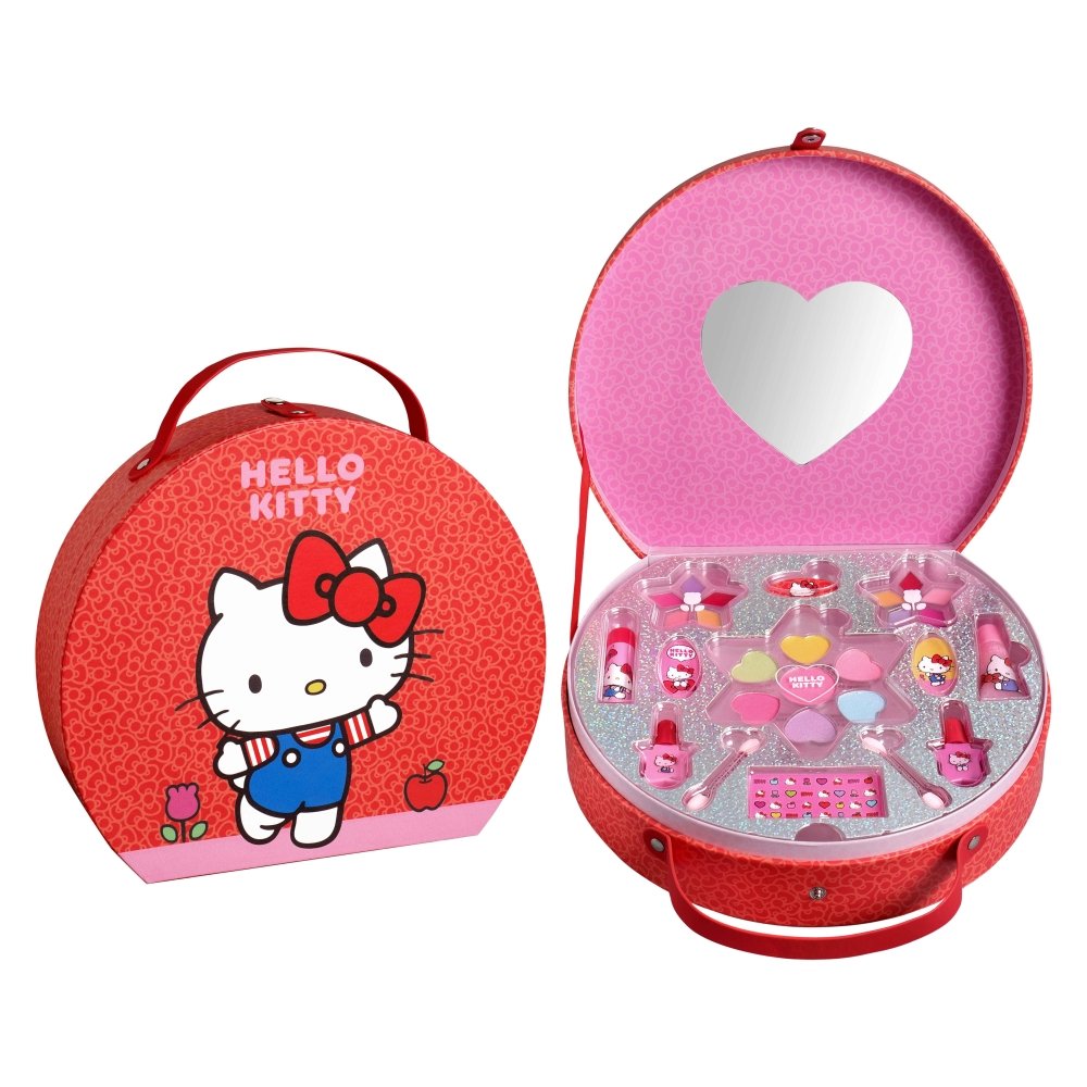 Maletín Redondo de Maquillaje Hello Kitty AIRVAL MAQUILLAJE Imagen principal del producto