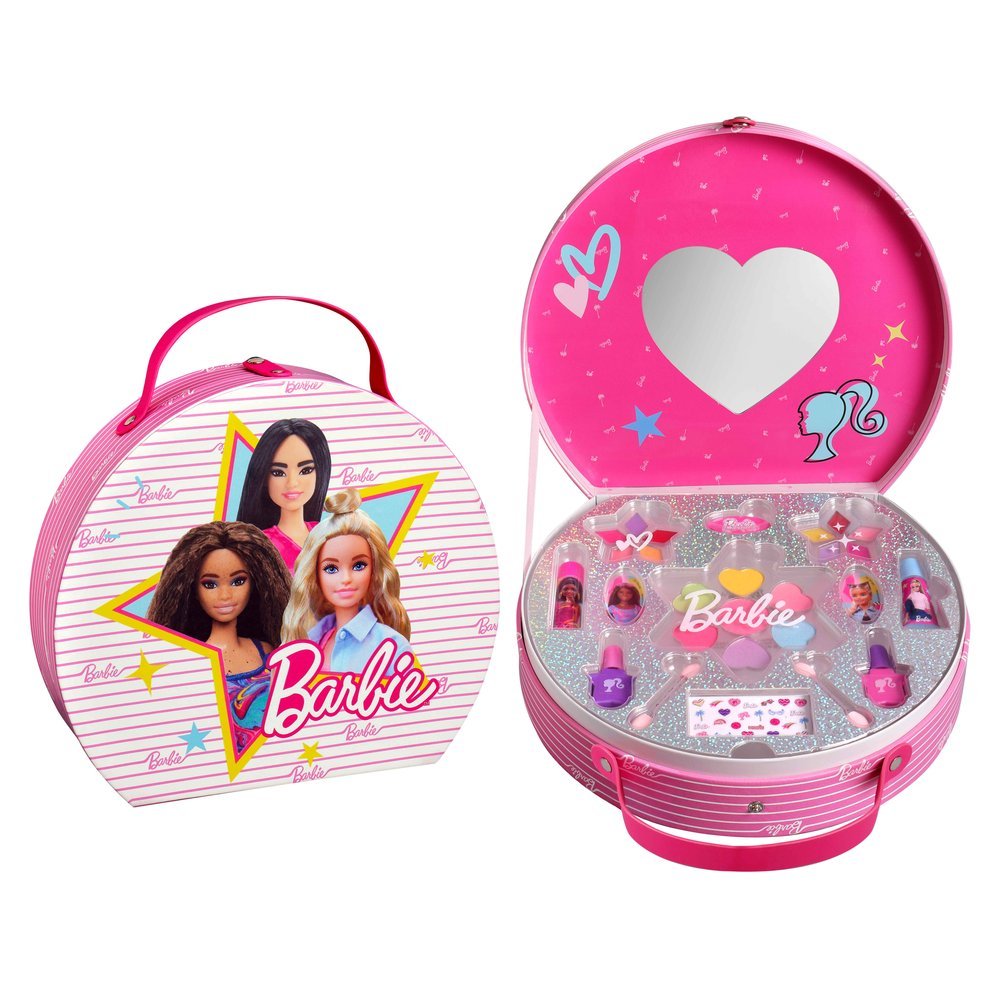 Maletín Redondo de Maquillaje Barbie Airval Maquillaje