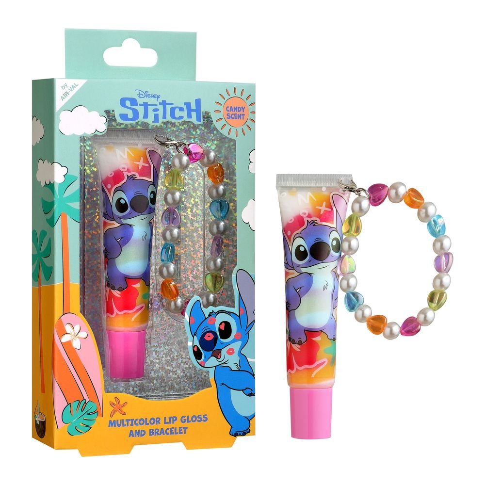 Set Stitch Brillo Labios y Pulsera 13 ml AIRVAL Maquillaje