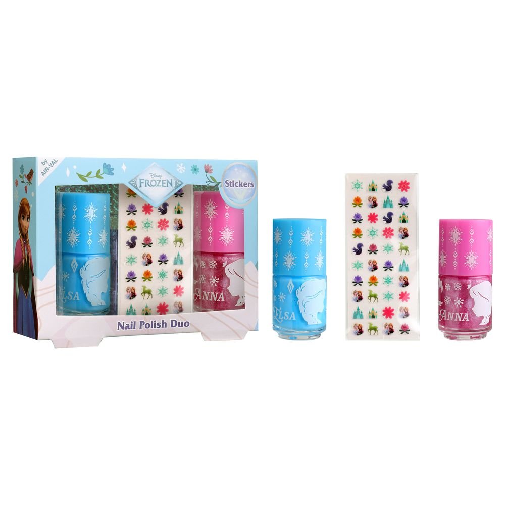 Set Frozen Duo Pintauñas y Pegatinas Uñas AIRVAL Maquillaje