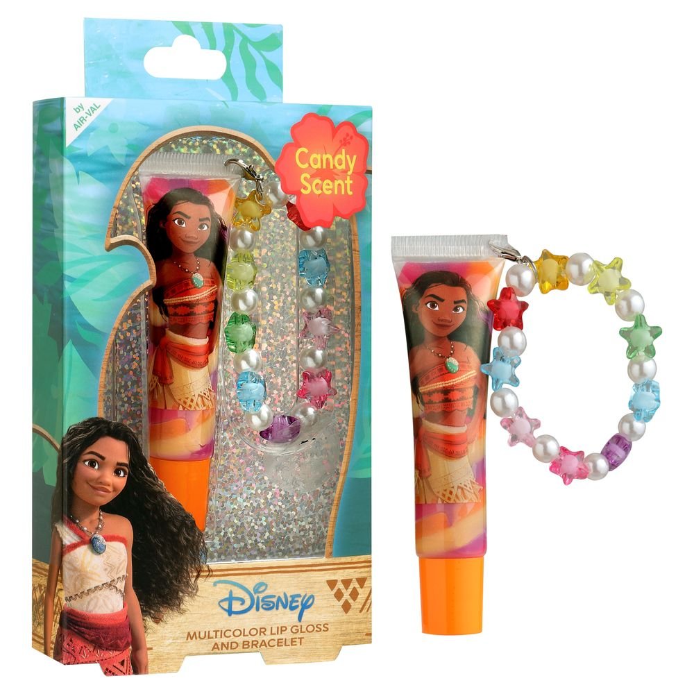 Set Vaiana Brillo Labios y Pulsera 13 ml AIRVAL Maquillaje