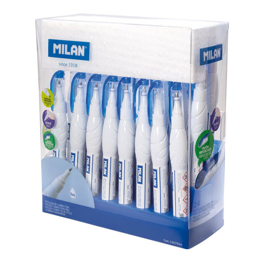 CORRECTOR BOLIGRAFO MILAN 7ML | 24 UNIDADES | (MILAN)