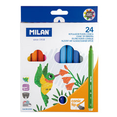 Caja 24 Rotuladores Punta Conica Milan | Milan | Pack 1 Unidades