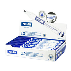 Rotulador Milan Pizarra Blanca Azul | Milan | Pack 12 Unidades