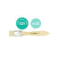 Paletina pelo cerda Milan 25 mm pack 12 unidades
