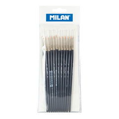 PINCEL SINTETICO REDONDO SERIE 301 Nº 4/0 | 12 UNIDADES | (MILAN)