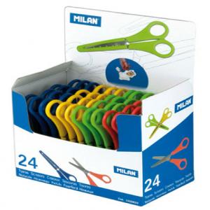 TIJERA INFANTIL MILAN CON FUNDA | 24 UNIDADES | (MILAN) Imagen principal del producto