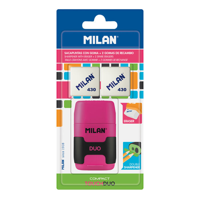 Blister Afilaborra Compact Touch + 2 Gomas Recambio Surtido