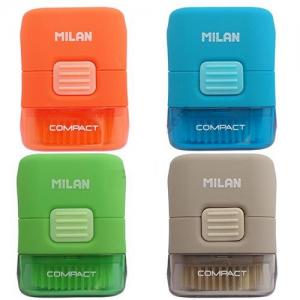 Exp 16 Goma de Borrar y Cepillo Milan Compact Fluo