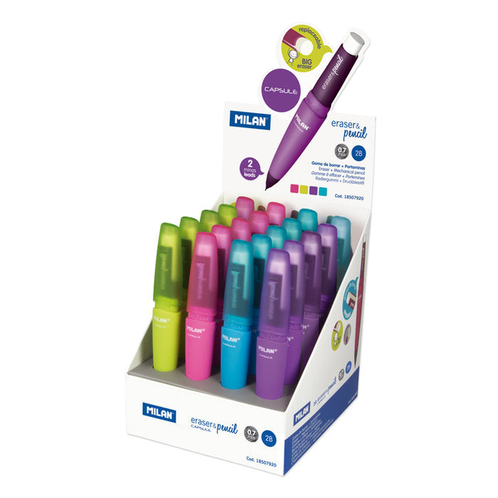 Exp.20 Portaminas y Goma Eraser Pencil Capsule Milan Imagen principal del producto