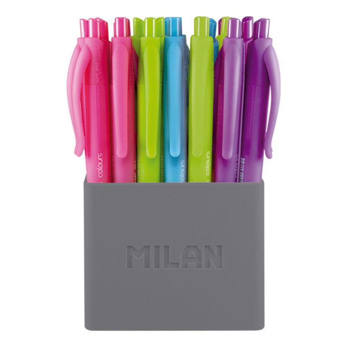 BOLIGRAFO MILAN P1 TOUCH COLOURS | 24 UNIDADES | (MILAN) Imagen principal del producto