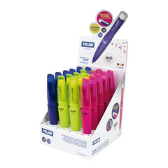 EXP, 20 UDS PORTAMINAS MILAN CAPSULE 1,3 FLUO | 20 UNIDADES | (MILAN)