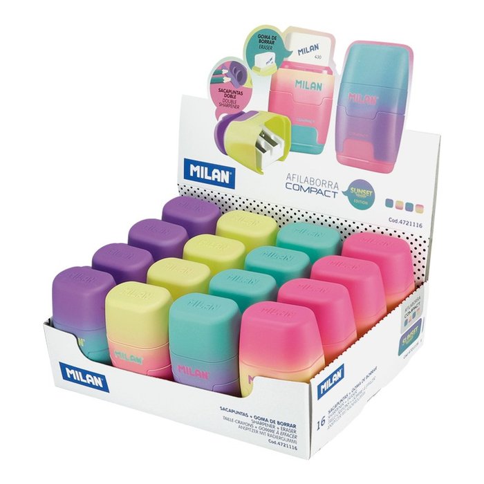 AFILABORRAS MILAN COMPACT SUNSET SURTIDOS CAJA EXPOSITORA | 16 UNIDADES | (MILAN)