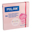 NOTA SUPER ADHESIVA MILAN 76X76 90 HOJAS ROSA PASTEL | 10 UNIDADES | (MILAN)