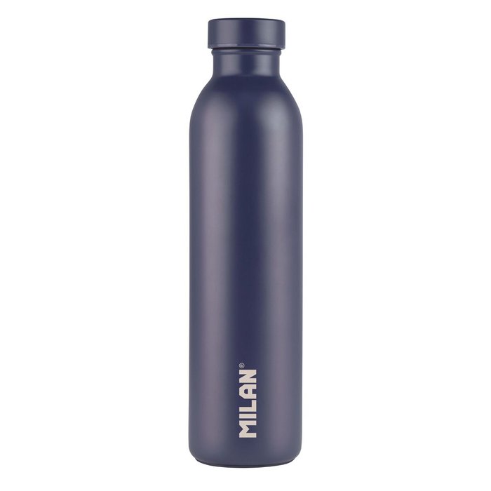 BOTELLA ISOTERMICA MILAN 1918 CAPACIDAD 591ML AZUL MARINO | MILAN DISEÑO | 1 UNIDAD | 8411574092643 Imagen principal del producto