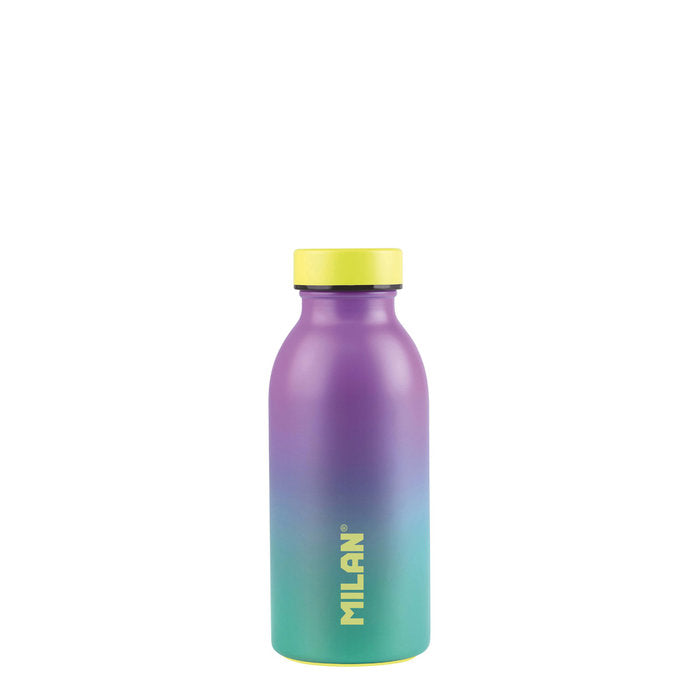 BOTELLA ISOTERMICA SUNSET CAPACIDAD 350ML TURQUESA-LILA | MILAN DISEÑO | 1 UNIDAD | 8411574092650 Imagen principal del producto