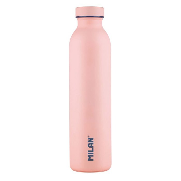 BOTELLA ISOTERMICA ACERO INOXIDABLE 591 ML SERIE 1918 ROSA | MILAN DISEÑO | 1 UNIDAD | 8411574093985 Imagen principal del producto