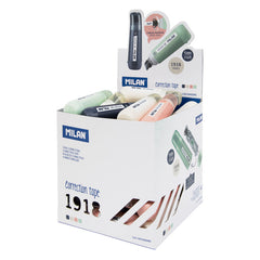 BOMBONERA 40 CINTA CORRECTORA MILAN 5MMX 6 M SERIE 1918 | 40 UNIDADES | (MILAN)