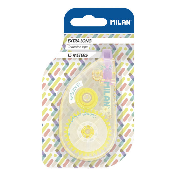 BLISTER CINTA CORRECTORA EXTRA-LARGA 5 MM X 15 M, NEW LOOK | 12 UNIDADES | (MILAN) Imagen principal del producto
