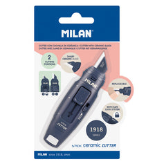 BLISTER CUTER HOJA CERAMICA STICK SERIE 1918, AZUL MARINO | 1 UNIDADES | (MILAN)