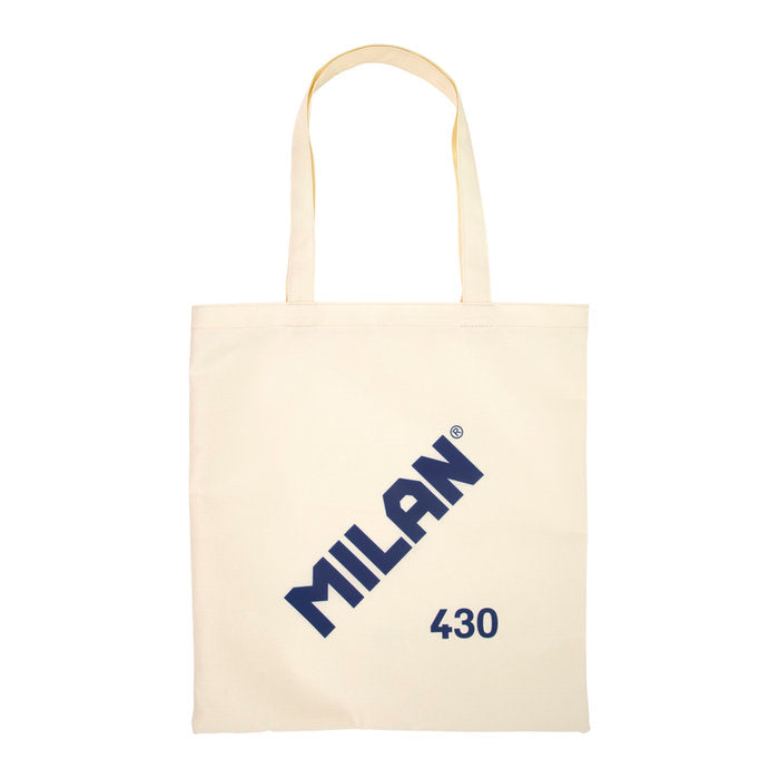 BOLSA TELA MILAN TOTE BAG SERIE 1918 BEIGE | MILAN DISEÑO Imagen principal del producto