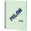 Bloc Espiral Estándar Liso 90g | Milan | Cartón | Formato Estándar | Pack 3 Unidades