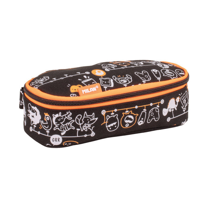 Portatodo Ovalado Serie Especial Tandem Negro Milan Diseño