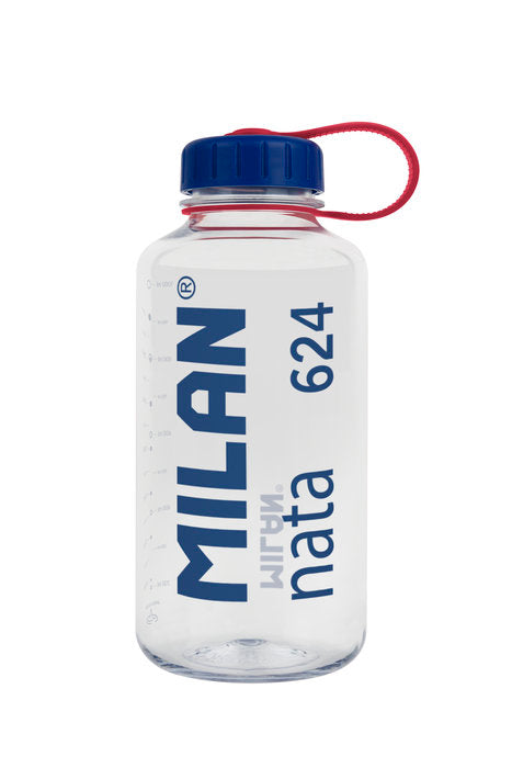 BOTELLA TRITAN 1 L MILAN NATA 624 TRANSPARENTE | MILAN DISEÑO | 1 UNIDAD | 8411574106401 Imagen principal del producto