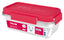 FIAMBRERA TRITAN HERMETICA RECTANGULAR 1 2L NATA 624 ROSA | MILAN DISEÑO | 1 UNIDAD | 8411574106630