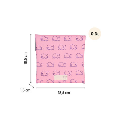 Bolsa isotérmica porta alimentos Milan Diseño rosa