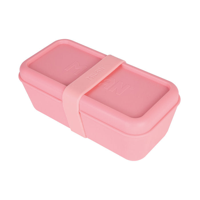 Recipiente para alimentos rectangular 0,75 l Rosa Milan Diseño