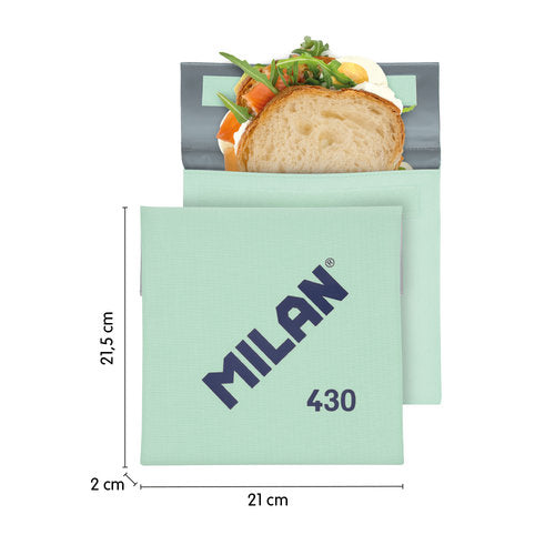 Bolsa isotérmica sobre 0,3L Milan Diseño verde