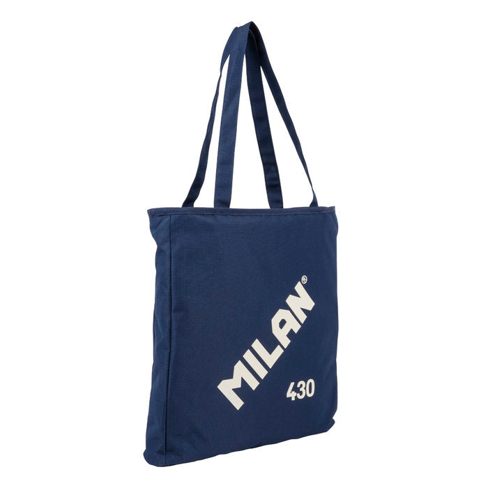 BOLSO MILAN SHOPPER SINCE 1918 AZUL | MILAN DISEÑO Imagen principal del producto