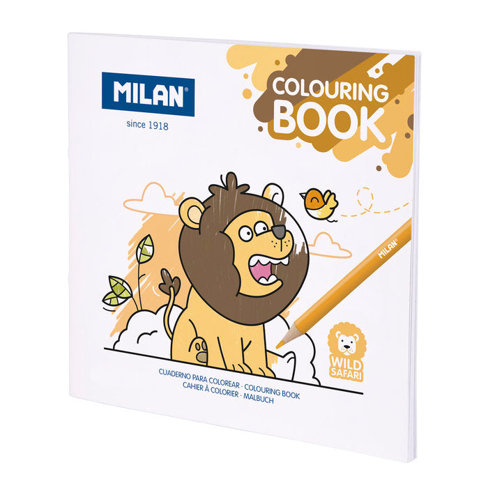 Cuaderno para Colorear Wild Safari Milan Imagen principal del producto