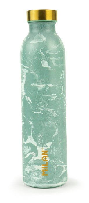 BOTELLA ISOTERMICA ACERO INOXIDABLE 0 59 L SERIE LAVA VERDE | MILAN DISEÑO | 1 UNIDAD | 8411574109808 Imagen principal del producto