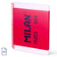 Cuaderno A4 Espiral Tapa Dura 80H Liso Milan Nata Rosa Marca Milan Diseño