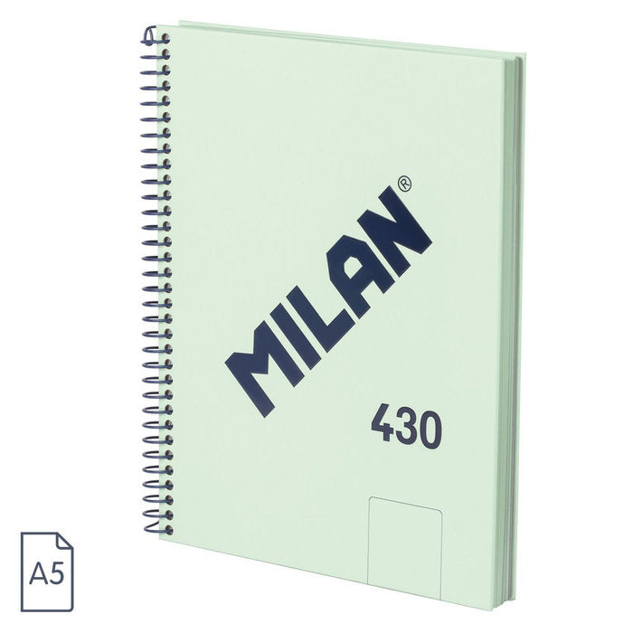 Bloc Espiral Estándar Liso 90g | Milan | Cartón | Formato Estándar | Pack 3 Unidades Imagen principal del producto