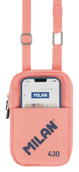 BOLSO PEQUEÑO BANDOLERA MILAN 430 SINCE 1918 ROSA | MILAN DISEÑO | 1 UNIDAD | 8411574110439 Imagen principal del producto