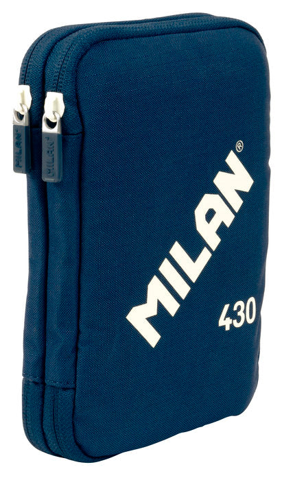 PLUMIER 2 PISOS CON CONTENIDO MILAN 430 SINCE 1918 AZUL | MILAN DISEÑO Imagen principal del producto