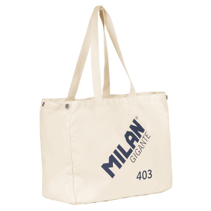 BOLSO GRANDE COLECCION MILAN GIGANTE 403 SINCE 1918 BEIGE | MILAN DISEÑO