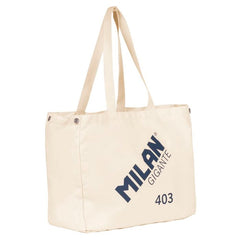BOLSO GRANDE COLECCION MILAN GIGANTE 403 SINCE 1918 BEIGE | MILAN DISEÑO