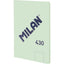 Libreta A5 encolada 48H liso 95 g Colección 430 1918 Verde Milan