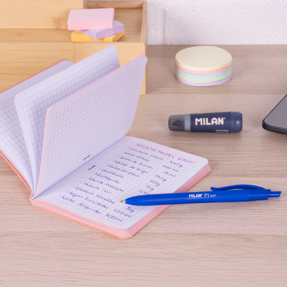 Libreta A6 encolada 48 hojas Milan 430 Since 1918 Rosa