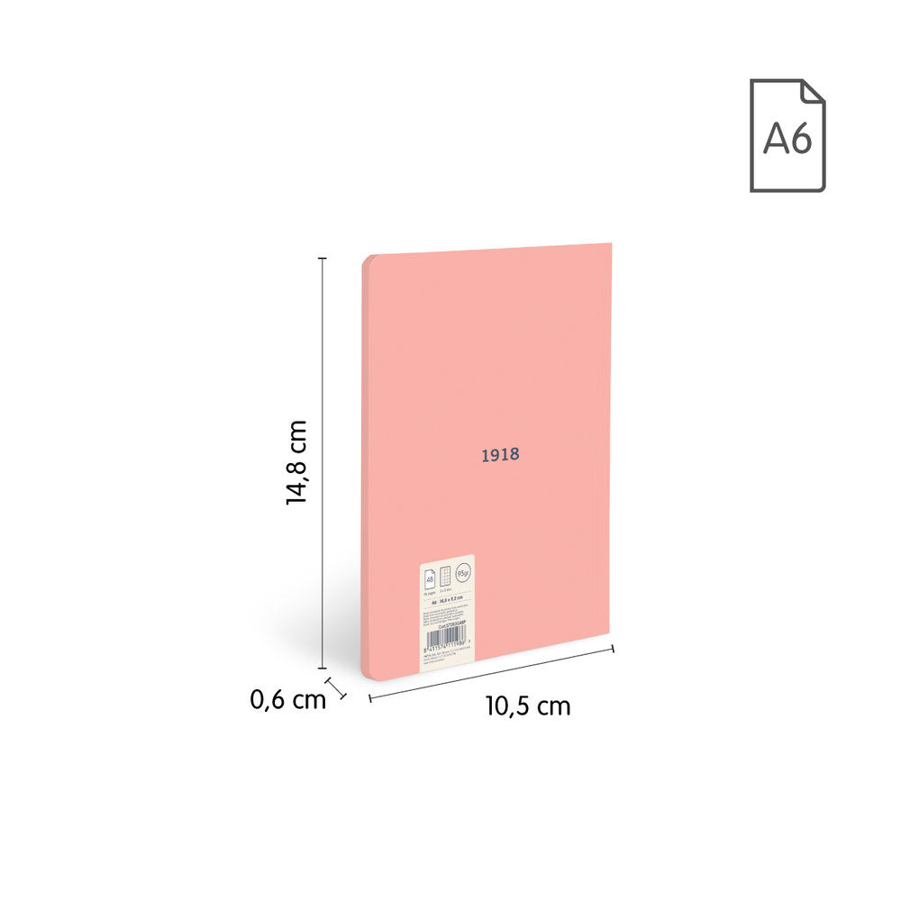 Libreta A6 encolada 48 hojas Milan 430 Since 1918 Rosa