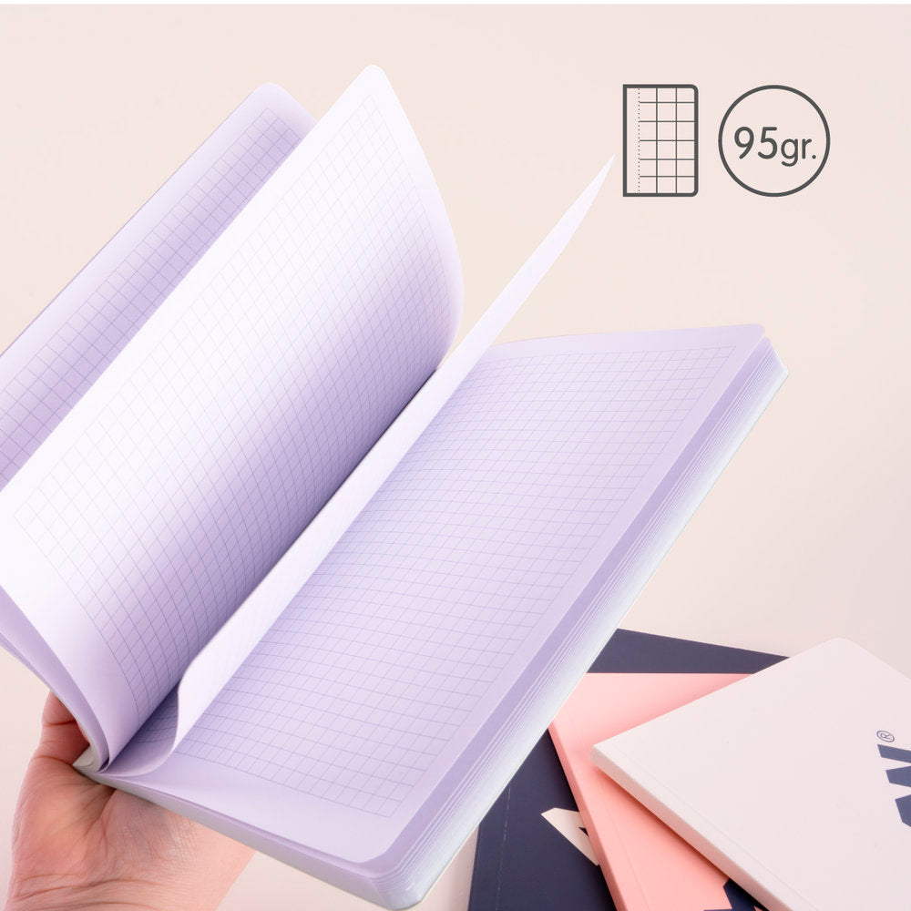 Libreta A6 encolada 48 hojas Milan 430 Since 1918 Rosa