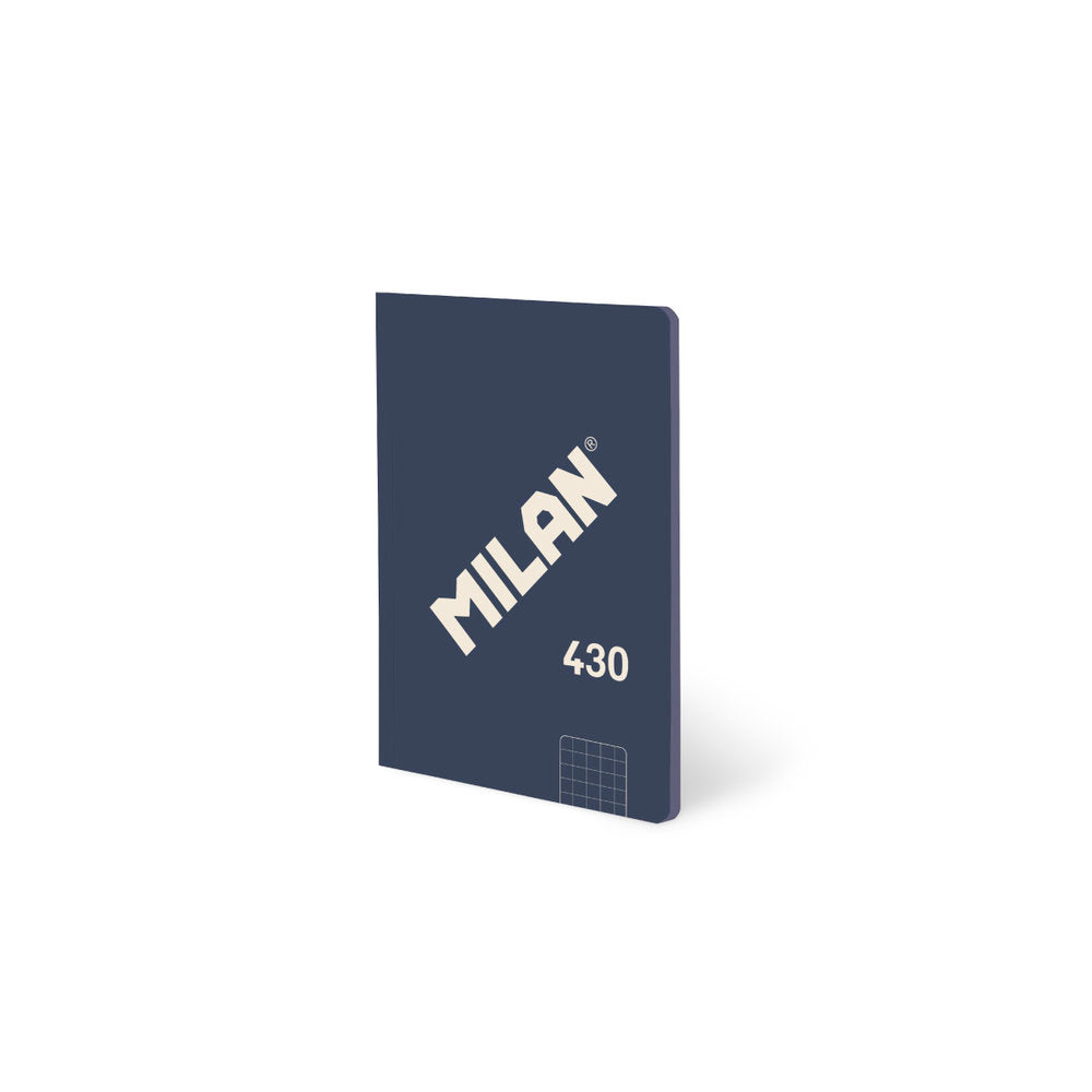 Libreta encolada A6 48H cuadros 5x5mm 430 Since 1918 azul Milan Diseño Imagen principal del producto