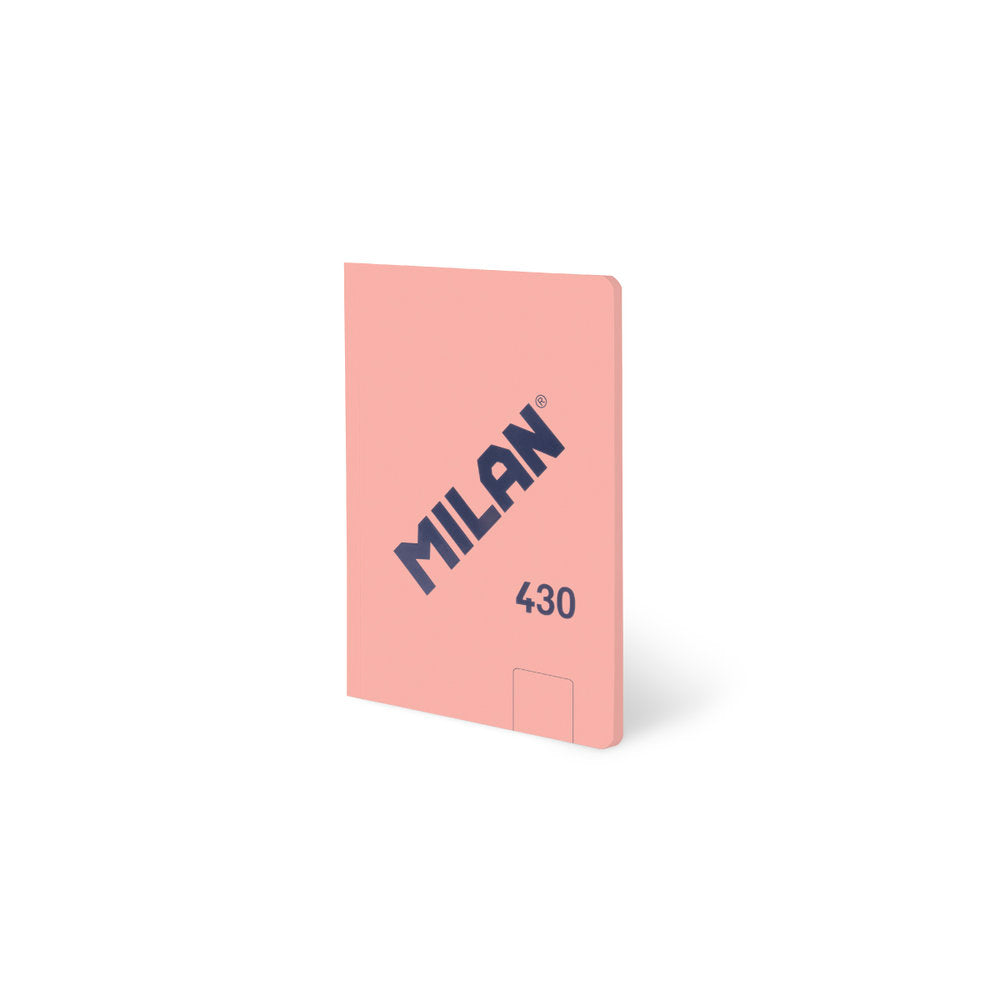 Libreta Encolada Milan A6 48H Liso Rosa Marca Milan Diseño